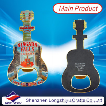 Soft Magnetic Metal, Custom Freezer Guitar Bottle Opener Your Own Design Epoxy Cool Botte Openers Dealer (LZY9000004)